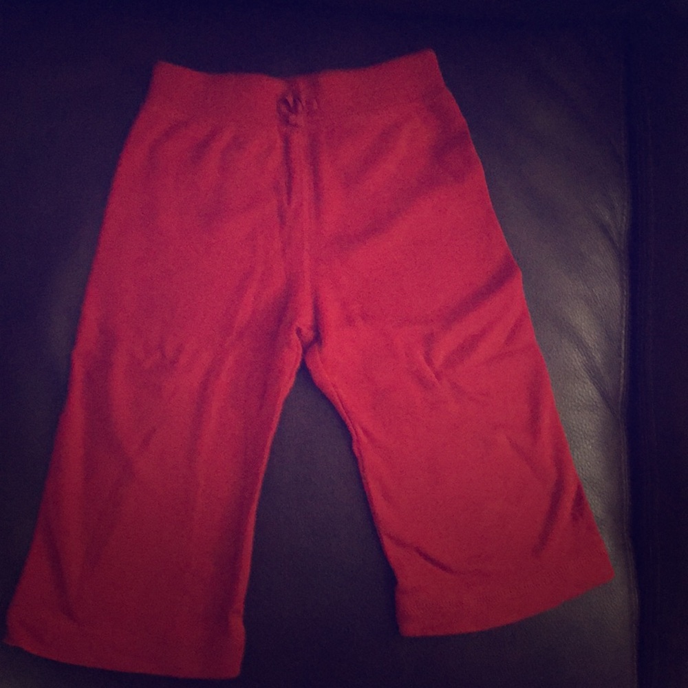 Red Cotton Pants